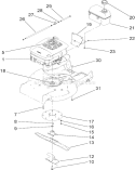 Part Location Diagram of 115-0954-03 Toro Mount-tank