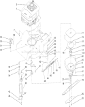 Part Location Diagram of 117-2749 Toro NUT-PUSH
