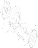 Rear Wheel Assembly No. 100-2860 Diagram and Parts List for 22168 270000001-270999999 - 2007 Toro Lawn Mower