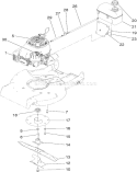 53cm Heavy-Duty Recycler/Rear Bagging Lawn Mower Diagram and Parts List for 22187TE 310000001-310999999 - 2010 Toro Lawn Mower