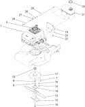 Part Location Diagram of 125-8405 Toro Decal-Engine, Honda