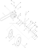Part Location Diagram of 119-2322 Toro Rear Spring Arm Assembly