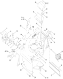 Part Location Diagram of 117-5210 Toro Engine Guard Assembly