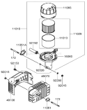 21in Heavy-Duty Rear Bagger Lawn Mower Diagram and Parts List for 22189 270000001-270004000 - 2007 Toro Lawn Mower