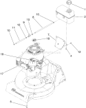 Page H Diagram and Parts List for 22189 290000001-290999999 - 2009 Toro Lawn Mower