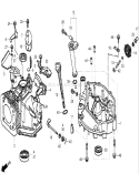 Cylinder Diagram and Parts List for 22196 270000001-270999999 - 2007 Toro Lawn Mower
