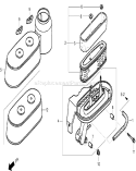 Air Cleaner Diagram and Parts List for 22196 310000001-310999999 - 2010 Toro Lawn Mower