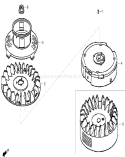Flywheel Diagram and Parts List for 22196 310000001-310999999 - 2010 Toro Lawn Mower