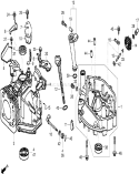 Cylinder Diagram and Parts List for 22196 310000001-310999999 - 2010 Toro Lawn Mower