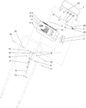 Control Panel Assembly Diagram and Parts List for 22198 310000001-310999999 - 2010 Toro Lawn Mower