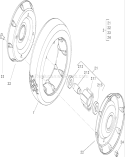 Front Wheel and Tire Diagram and Parts List for 22196 310000001-310999999 - 2010 Toro Lawn Mower