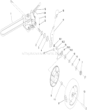Gear Case and Axle Assembly Diagram and Parts List for 22198 310000001-310999999 - 2010 Toro Lawn Mower