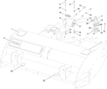 Brake Assembly Diagram and Parts List for 2720 410300000 - 999999999 Toro Lawn Tractor Accessories