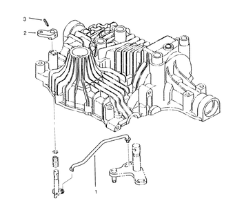 Bypass Return Diagram and Parts List for 72042 5900001 - 5900796 Toro Lawn Tractor