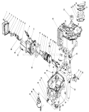 Engine Diagram and Parts List for 22510 8000001-8999999 - 1988 Toro Lawn Mower