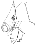 Bagging Kit No. 47-6510 Diagram and Parts List for 22580 0000001-0999999 - 1990 Toro Lawn Mower