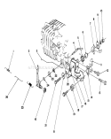 Governor Assembly Diagram and Parts List for 22041 1000001-1999999 - 1991 Toro Lawn Mower