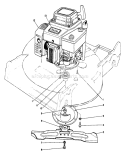 Engine Assembly Diagram and Parts List for 22621C 9000001-9999999 - 1989 Toro Lawn Mower