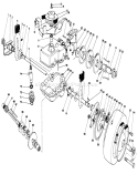 Gear Case Assembly Diagram and Parts List for 22621 9000001-9999999 - 1989 Toro Lawn Mower
