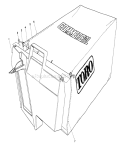 Grass Bag Diagram and Parts List for 22622 0000001-0999999 - 1990 Toro Lawn Mower