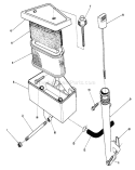 Air Cleaner Diagram and Parts List for 22621 1000001-1999999 - 1991 Toro Lawn Mower