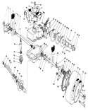 Gear Case Assembly Diagram and Parts List for 22621 1000001-1999999 - 1991 Toro Lawn Mower