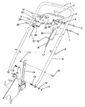 Part Location Diagram of 13-9719 Toro Handle W/Decal