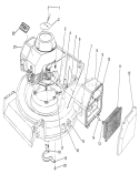 Engine Assembly Diagram and Parts List for 22685 1000001-1999999 - 1991 Toro Lawn Mower