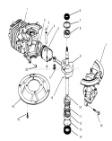 Crankshaft Diagram and Parts List for 22700BC 5900001-5999999 - 1995 Toro Lawn Mower