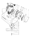 Engine Assembly Diagram and Parts List for 22710C 9000001-9999999 - 1989 Toro Lawn Mower