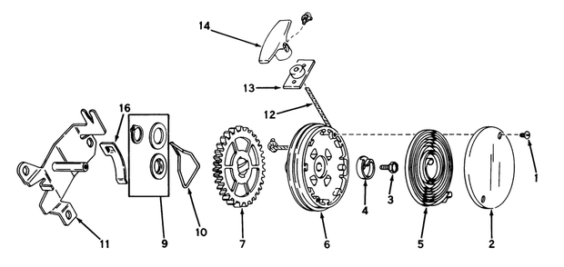 Rewind Starter No. 590450a Diagram and Parts List for 20700 1000001 - 1999999 Toro Lawn Mower