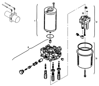 Pump Assembly Diagram and Parts List for 72102 6900001 - 6999999 Toro Lawn Tractor