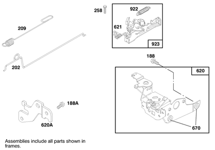 Engine Briggs & Stratton Model 12h802-0658-01 Diagram and Parts List for 20469 7900001 - 7999999 Toro Lawn Mower