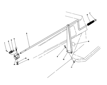 Chute Control Assembly 36" Snowthrower Attachment Model No. 59160 (Optional) Diagram and Parts List for 57357 4000001 - 4999999 Toro Lawn Tractor