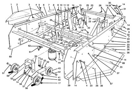 Part Location Diagram of 92-6252 Toro DISCONTINUED