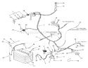 Electrical System Diagram and Parts List for 23-08XP01 1983 Toro Lawn Tractor