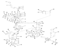 Transmission, Differential And Drive System Diagram and Parts List for 23-11BP01 1982 Toro Lawn Tractor
