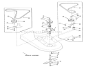 32 In/81 Cm Spindles - 5, 8 & 11 Hp Riders Diagram and Parts List for 23-11BP01 1982 Toro Lawn Tractor