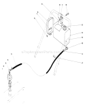 Remote Fuel Tank Kit Diagram and Parts List for 23022 3000001-3999999 - 1983 Toro Lawn Mower