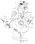 Part Location Diagram of 22-4940 Toro Rear Safety Shield