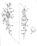 Carburetor Diagram and Parts List for 23100 8000001-8999999 - 1968 Toro Lawn Mower