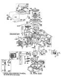 Engine Diagram and Parts List for 23158 9000001-9999999 - 1979 Toro Lawn Mower