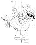 Part Location Diagram of 22-5140 Toro Support-Gear Case