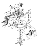 Frame And Cutter Housing Assembly Diagram and Parts List for 23205 5000001-5999999 - 1975 Toro Lawn Mower