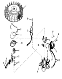 Magneto Model No. 610689a Diagram and Parts List for 23205 7000001-7999999 - 1977 Toro Lawn Mower