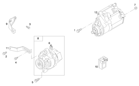Engine Assembly (Serial No. 99000001-9900130)(Model 73590) Diagram and Parts List for 73590 9900001 - 9999999 Toro Lawn Tractor