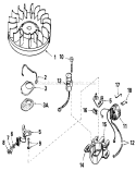 Part Location Diagram of 610957 Tecumseh Gasket, Dust Cover