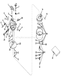 Carburetor Diagram and Parts List for 23200 5000001-5999999 - 1965 Toro Lawn Mower