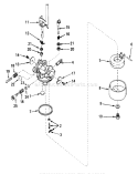 Part Location Diagram of 631700 Tecumseh Bowl, Float