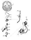 Magneto No. 610794a Diagram and Parts List for 23370 8000001-8999999 - 1978 Toro Lawn Mower